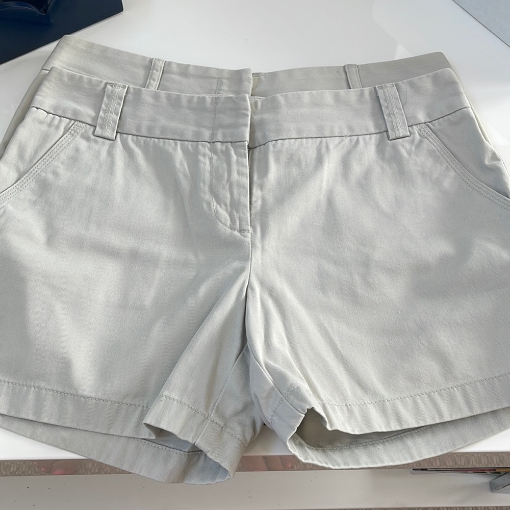 J.Crew Size 8 - Khaki City Fit Short - Two Pair Included!